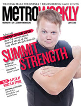 Christopher Dyer on the cover of Metro Weekly